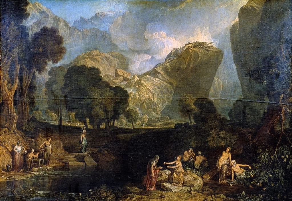 La dea della discordia La scelta della mela della contesa nel giardino delle Esperidi, 1806